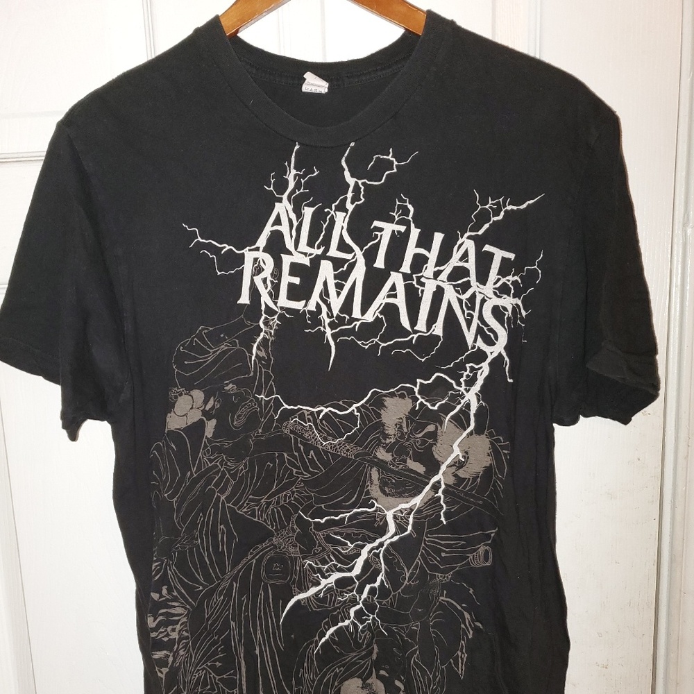 All That Remains lightning shirt
